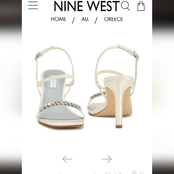 Nine West embellished heels size 7 - Picture 7 of 9